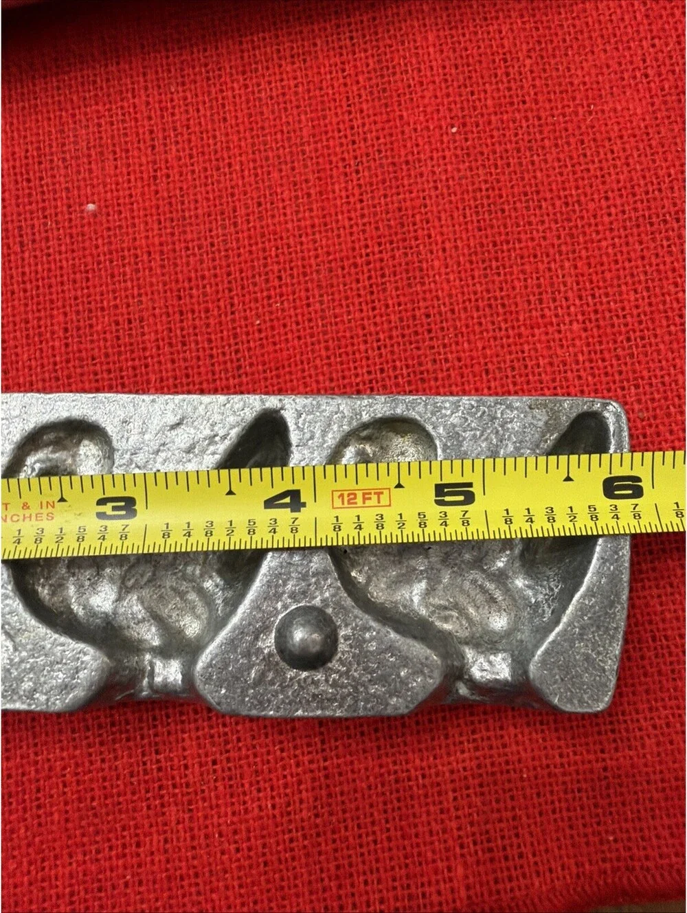 Antique Pewter Candy Mold 3 Turkey Figures Thanksgiving Chocolate Candy 3D Rare